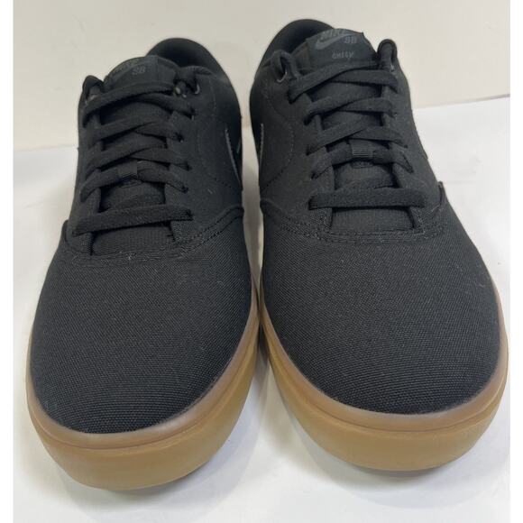 Nike SB Check Solarsoft Skateboarding Canvas Sneakers Men's 13 Black Gum MINT - Picture 9 of 10